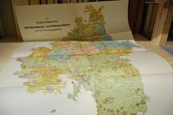 Karte Die Elektrizitätswerke Württembergs und H...