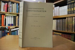 Württembergische Landtagsakten unter Herzog Fri...