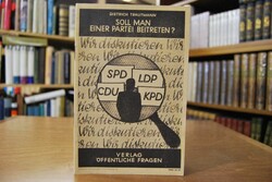 Soll man einer Partei beitreten?