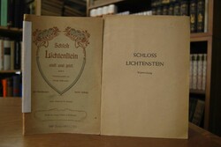 Schloß Lichtenstein einst und jetzt.