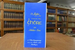 75 Jahre 1920-1995 Verband der Chöre im Silcher...
