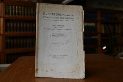 Elektronen und die Konstitution der Materie. Zw...