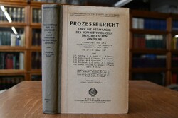 Prozessbericht über die Strafsache des sowjetfe...