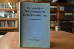 Die wichtigsten Bestimmungen der Gewerbeordnung...