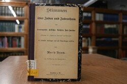 Stimmen über Juden und Judenthum von hervorrage...