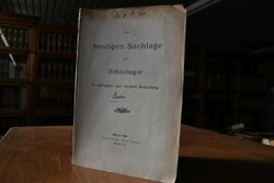 Zur heutigen Sachlage der Ethnologie in nationa...