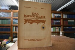 Das Kunstblatt. Heft 2, November 1921.