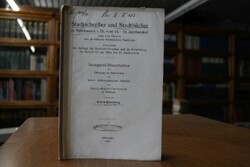 Stadtschreiber und Stadtbücher in Mühlhausen i....