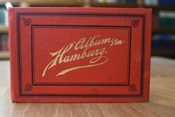 Album von Hamburg. Leporello mit 32 Ansichten, ...