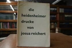 Die Heidenheimer Drucke von Josua Reichert.