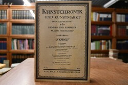 Kunstchronik und Kunstmarkt. Wochenschrift für ...