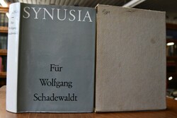 Synusia. Festgabe für Wolfgang Schadewaldt zum ...