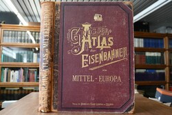 Grosser Atlas der Eisenbahnen von Mittel-Europa...
