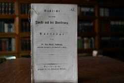 Nachricht von dem Zwecke und der Anordnung der ...