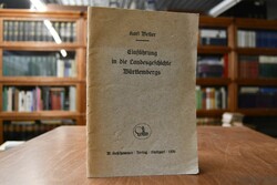 Einführung in die Landesgeschichte Württembergs.
