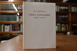 Zum Gedenken an Paul Collmer 2. März 1907 - 18....