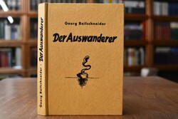 Der Auswanderer. Deutscher Auswanderer als weiß...