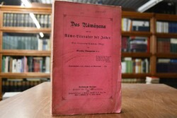 Das Ramayana und die Rama-Literatur der Inder. ...