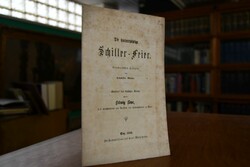 Die hundertjährige Schiller-Feier. Dramatisches...