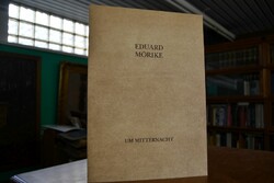 Um Mitternacht. Gedicht. Faksimile des Original...