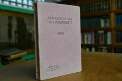 Almanach der Liebhaberkünste 1910.