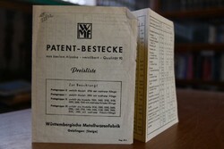 WMF Patent-Bestecke aus bestem Alpaka -versilbe...