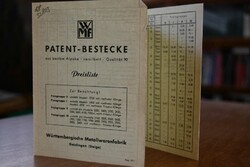 WMF Patent-Bestecke aus bestem Alpaka -versilbe...