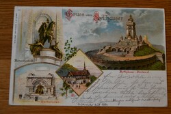 Litho. Gruss vom Kyffhäuser.