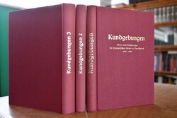 Kundgebungen, Erklärungen und Dokumente der Eva...