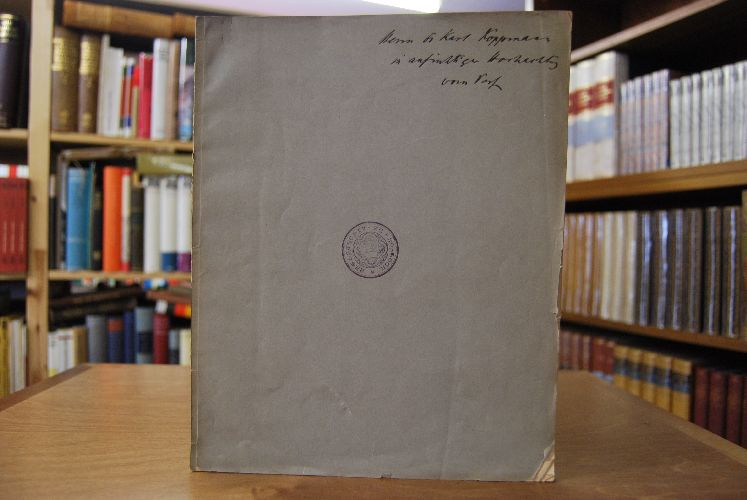 Zur Geschichte der Hamburgischen Bildung in der ersten Hälfte des siebzehnten Jahrhunderts. 1. Teil (apart).