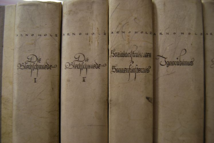 Das Werk von Arno Holz. Monumental-Ausgabe 1926. Bände 3 - 12 (von 12).