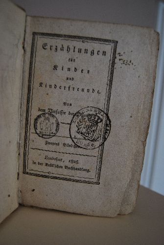 Erzählungen für Kinder und Kinderfreunde. Von dem Verfasser der Ostereier. Zweytes Bändchen (apart).