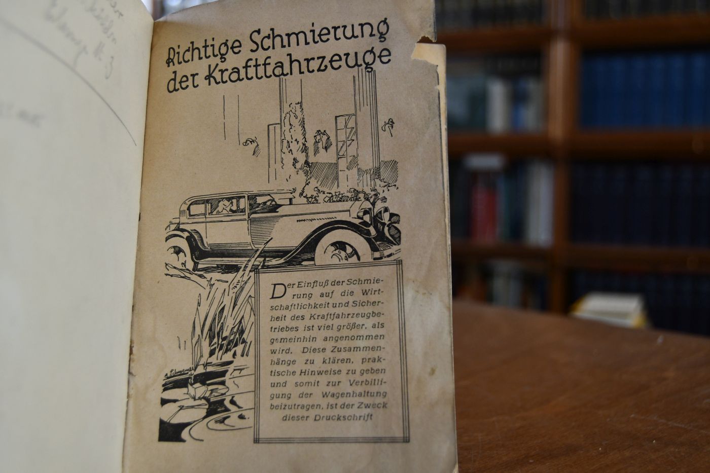 Die richtige Schmierung der Kraftfahrzeuge.