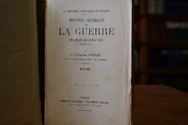 La seconde Campagne de France. Histoire generale de La Guerre Franco-Allemande (1870-71). Bd. 7 Atlas (apart).