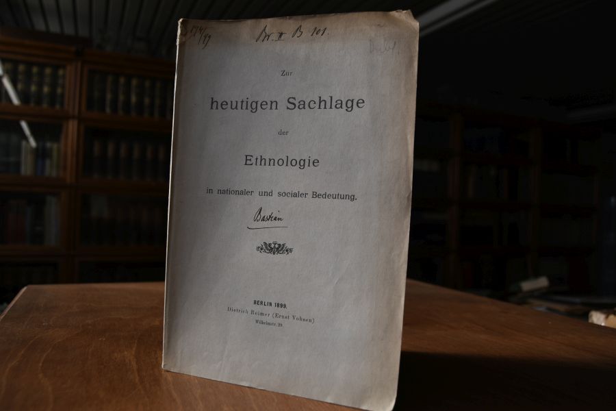 Zur heutigen Sachlage der Ethnologie in nationaler und socialer Bedeutung.