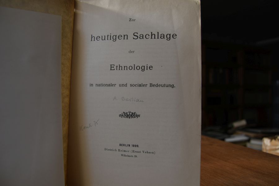 Zur heutigen Sachlage der Ethnologie in nationaler und socialer Bedeutung.