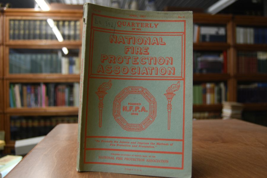 Quarterly of the National Fire Protection Association Vol. 24 No.4 April 1931.