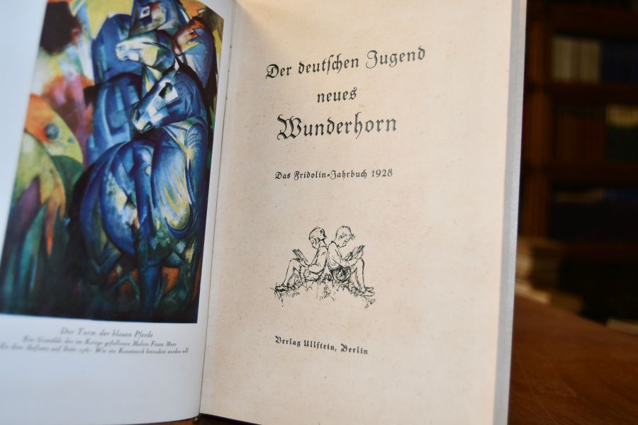 Der deutschen Jugend neues Wunderhorn. Das Fridolin-Jahrbuch 1928.