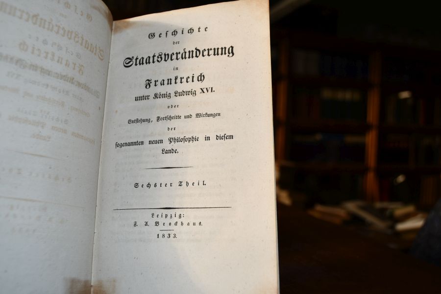 Geschichte der Staatsveränderung in Frankreich unter König Ludwig XVI. 1.-6. Teil (komplett).
