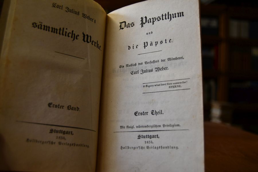 Das Papstthum und die Päpste. 3 Bde. in einem Bd. (komplett).