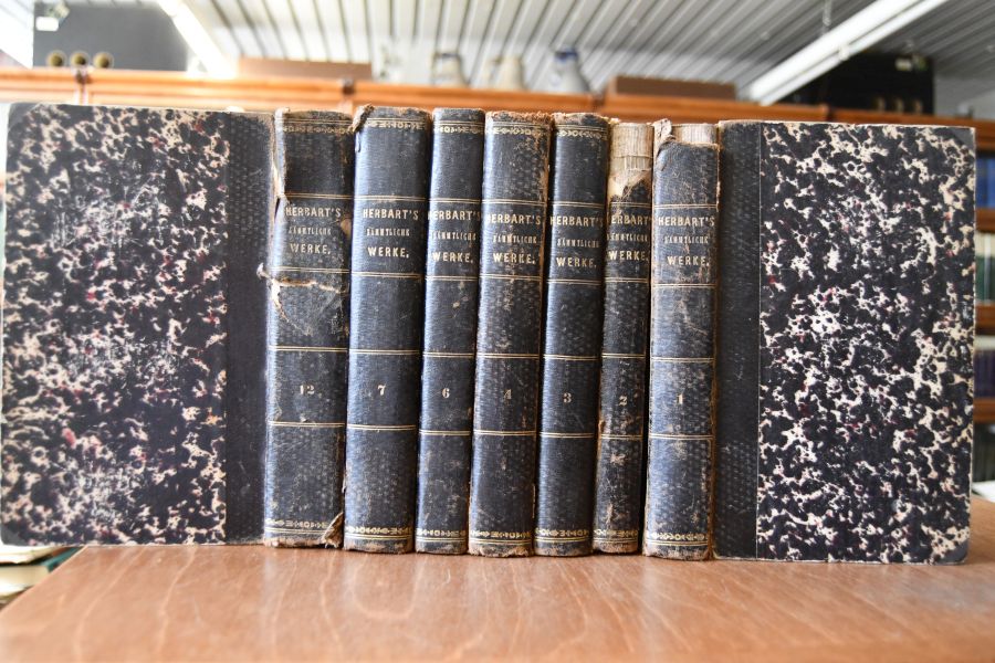 Johann Friedrich Herbart`s Sämmtliche Werke Bde. 1-4, 6, 7, 12 (von 12).
