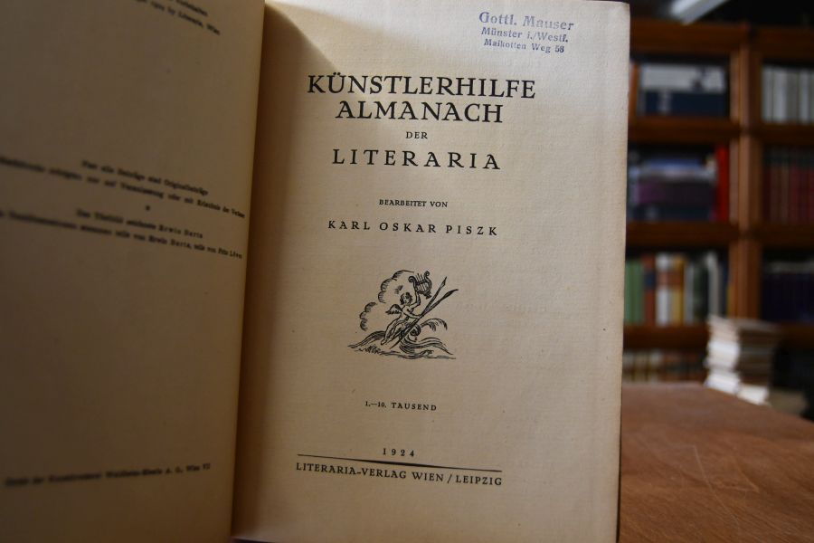 Künstlerhilfe Almanach der Literaria.