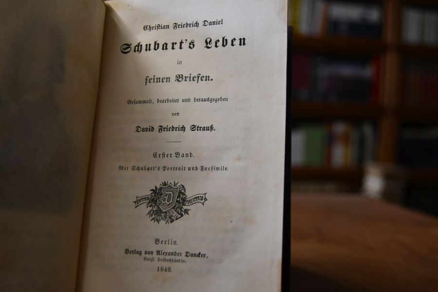 Christian Friedrich Daniel Schubart`s Leben in seinen Briefen. 2 Bde. (komplett).