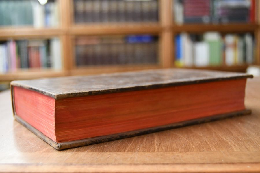 Martin Luther`s Kirchen-Postille. Das ist Predigten über die Evangelien und Episteln des Kirchenjahrs, nach der letzten bei Luther`s Lebzeiten, 1543 und 1544, erschienenen Ausgabe wieder abgedruckt. Erster Band (von 2). Vom ersten Advents-Sonntag bis zum fünften Sonntag nach Ostern.