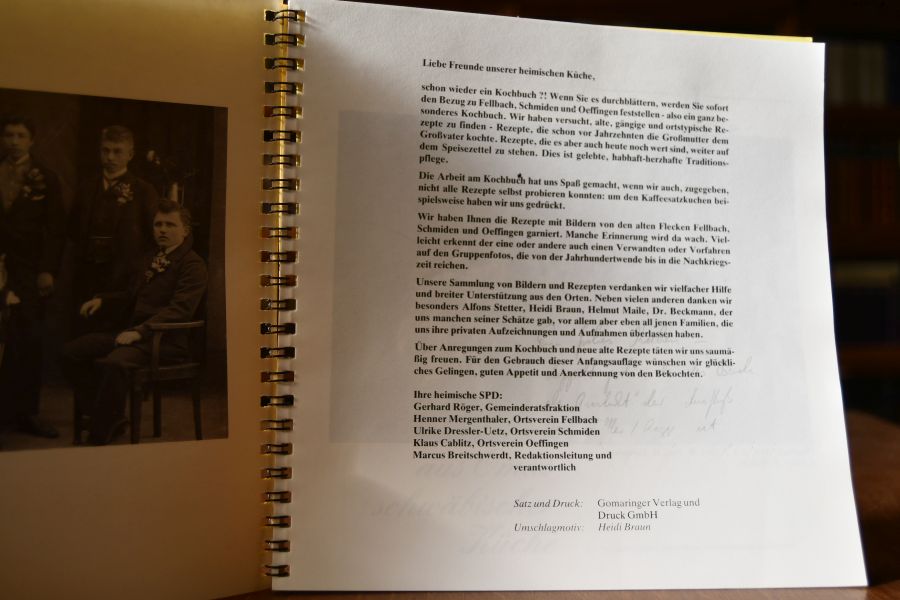 s` Fellbacher Kochbiachle für d`Fellbächer, d`Schmidemer ond d`Effenger. Bewährtes aus Omas schwäbischer Küche.