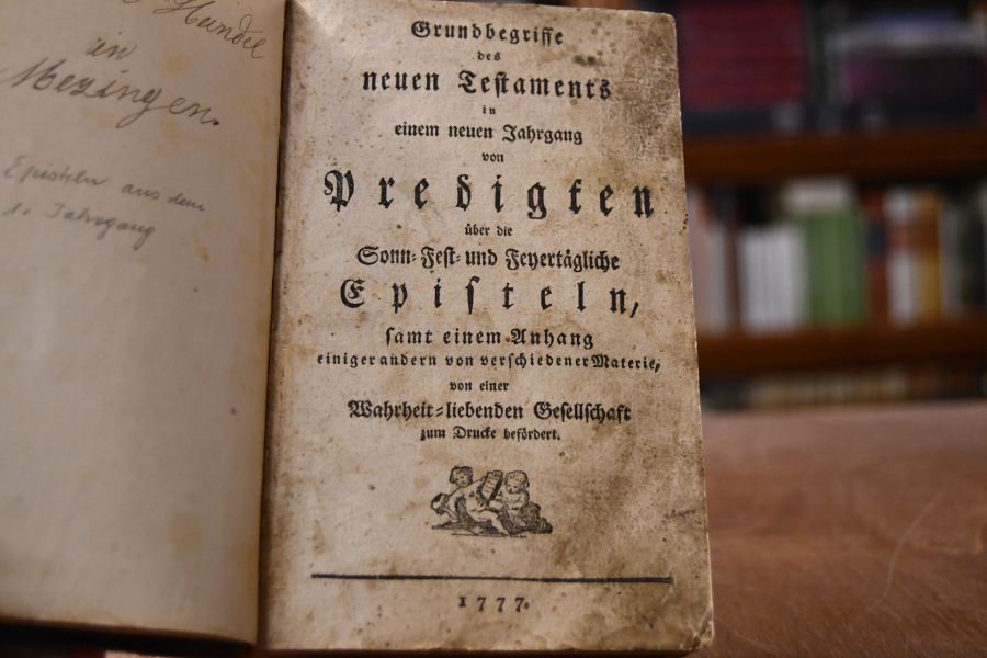 Grundbegriffe des neuen Testaments in einem neuen Jahrgang von Predigten über die Sonn- Fest- und Feyertägliche Episteln, samt einem Anhang einiger andern von verschiedener Materie, von einer Wahrheit-liebenden Gesellschaft zum Drucke befördert.