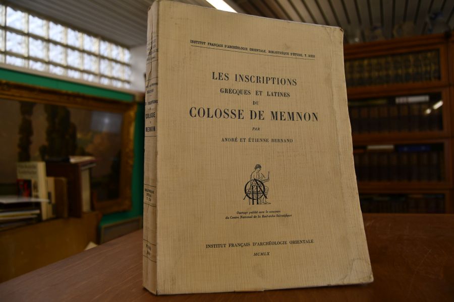 Les inscriptions grecques et latines du Colosse de Memnon.