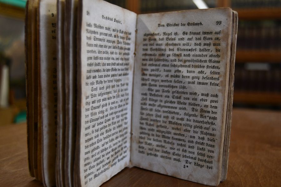 Die wohlunterrichtete und sich selbst lehrende Hausfrau und Haushälterin, oder die Kunst in der kürzesten Zeit alle weiblichen Beschäftigungen zu erlernen.