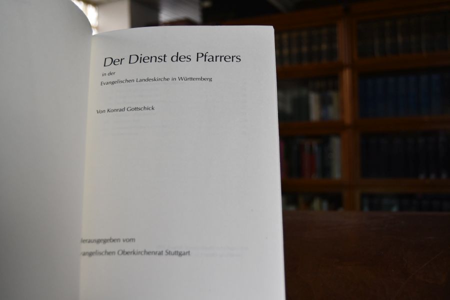 Der Dienst des Pfarrers in der Evangelischen Landeskirche in Württemberg.