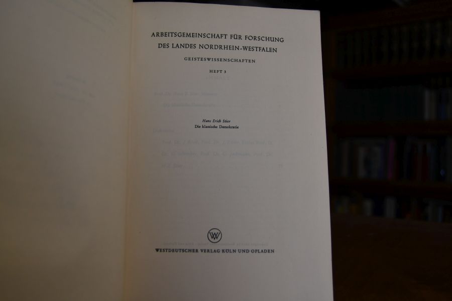 Die klassische Demokratie.